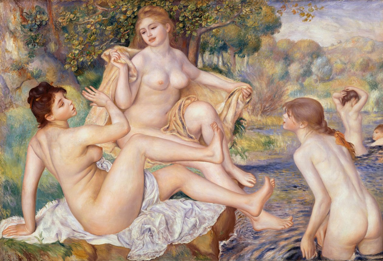 Wielcy Kąpiący się autorstwa Pierre Auguste Renoir