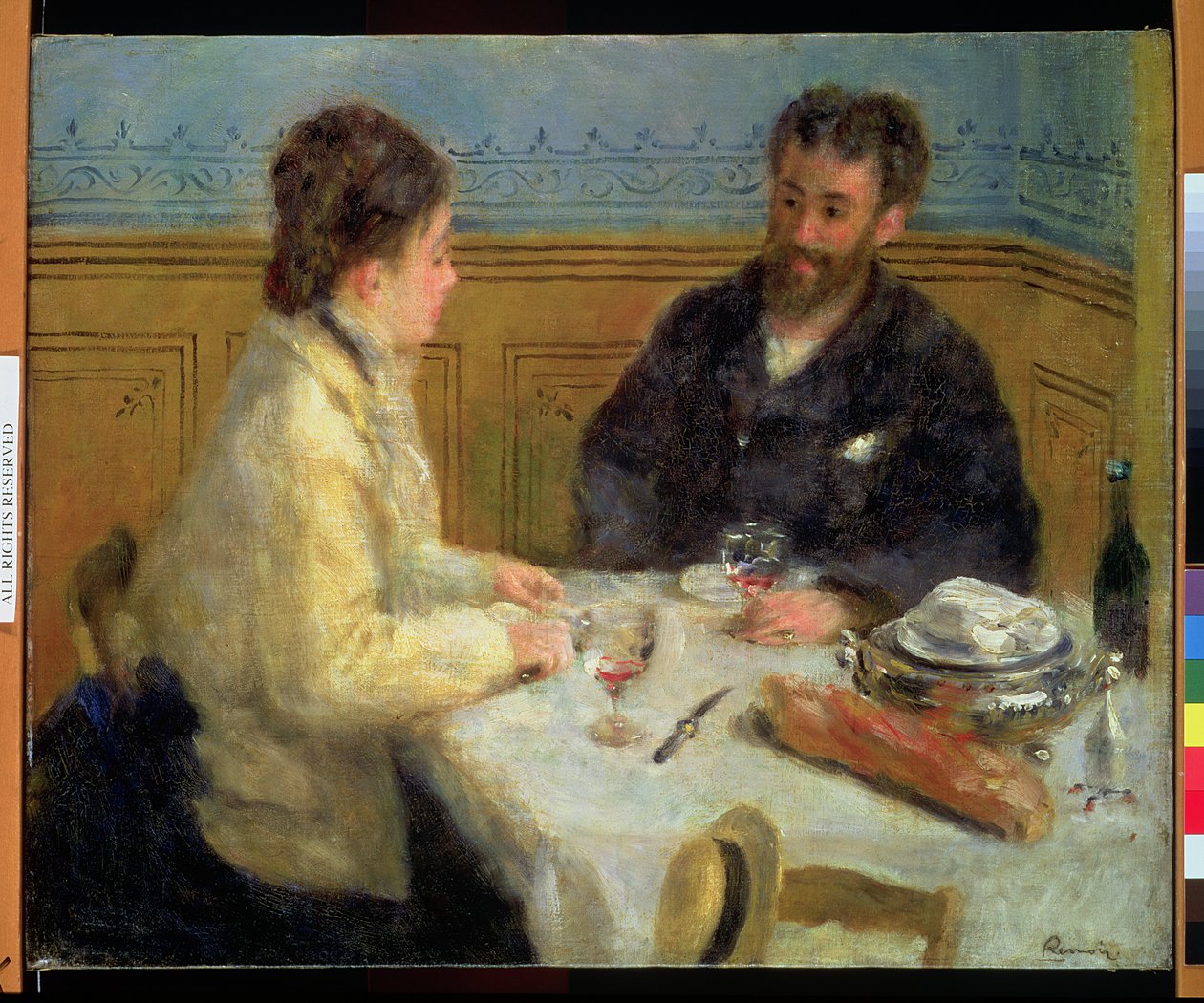 Śniadanie, ok.1879 autorstwa Pierre Auguste Renoir
