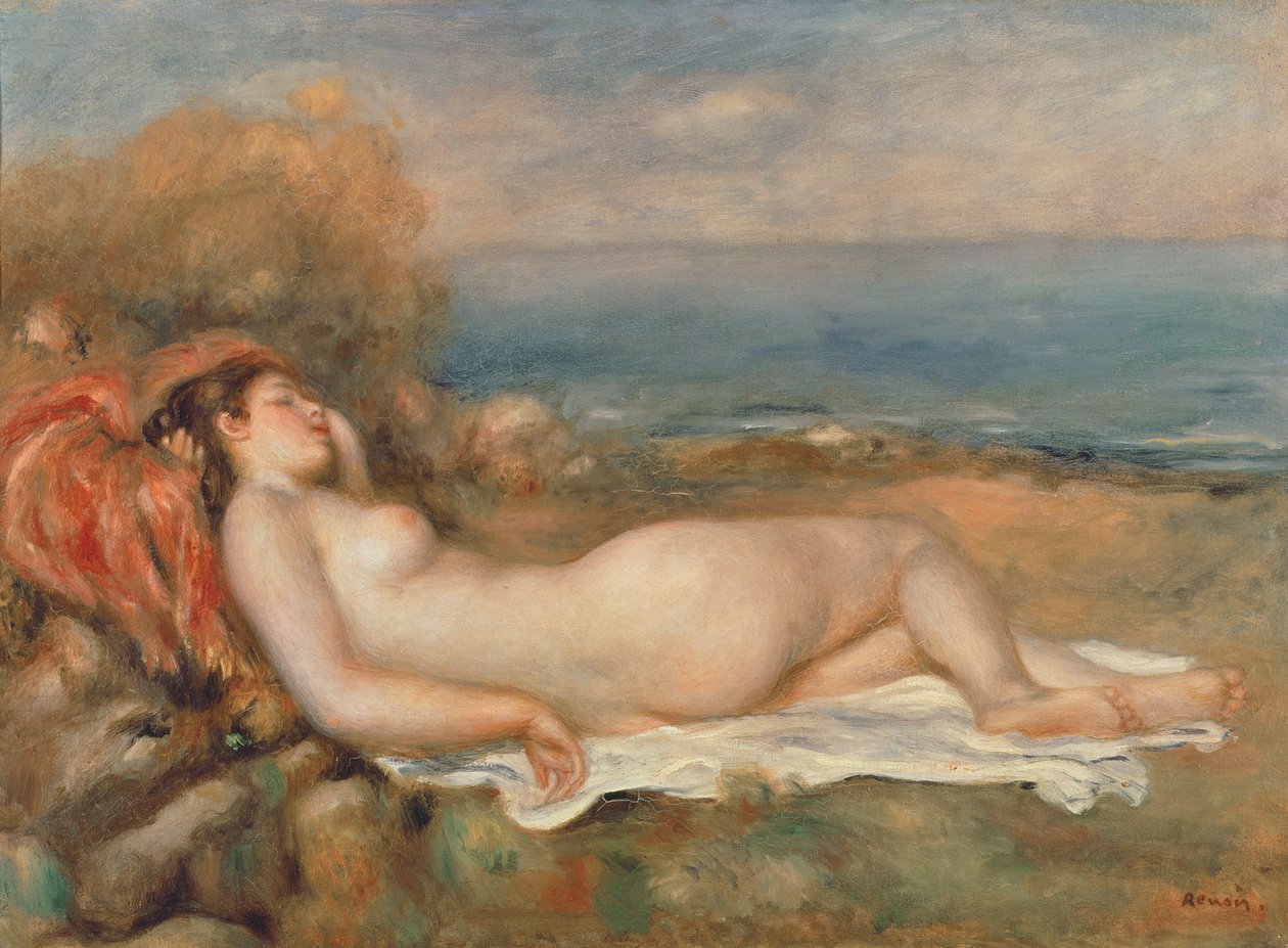 Nagość w trawie autorstwa Pierre Auguste Renoir