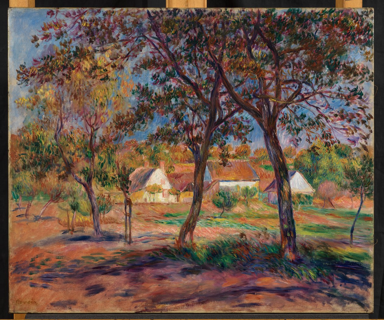 Przedmieścia Pont-Aven, ok. 1888-90 autorstwa Pierre Auguste Renoir