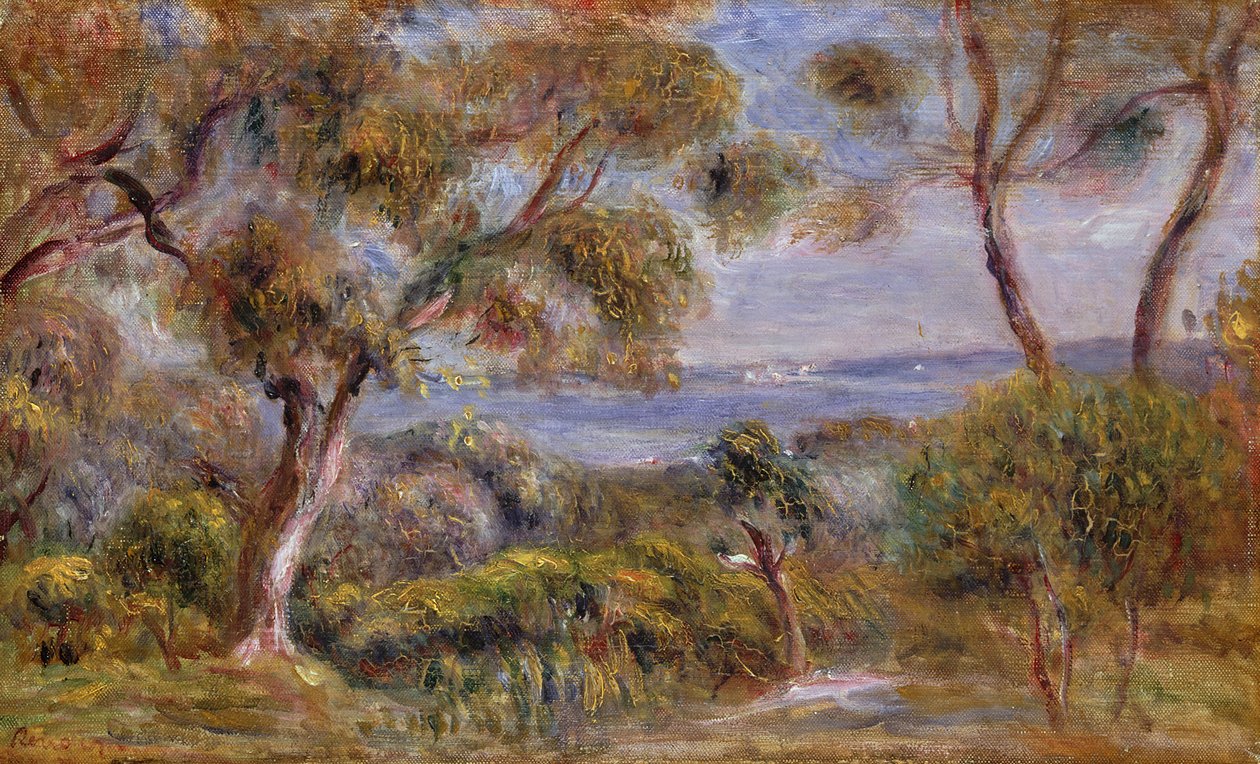 Morze w Cagnes, ok. 1910 autorstwa Pierre Auguste Renoir