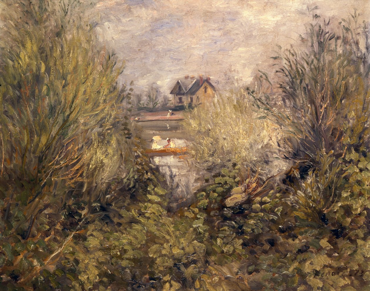 Sekwana w Argenteuil, 1873 autorstwa Pierre Auguste Renoir