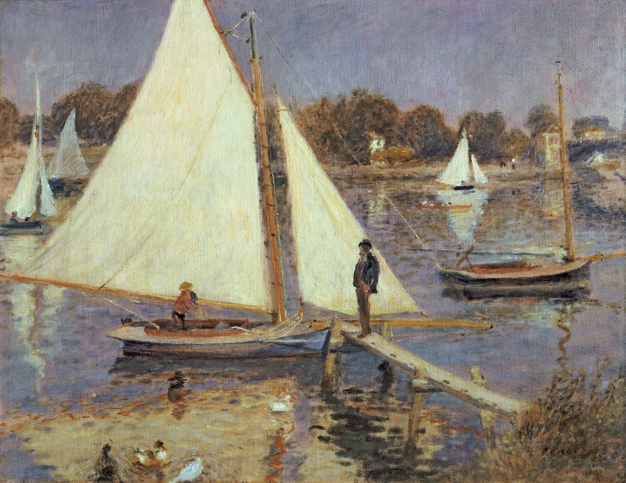 Аргентейл дэх Сена, 1874 он autorstwa Pierre Auguste Renoir