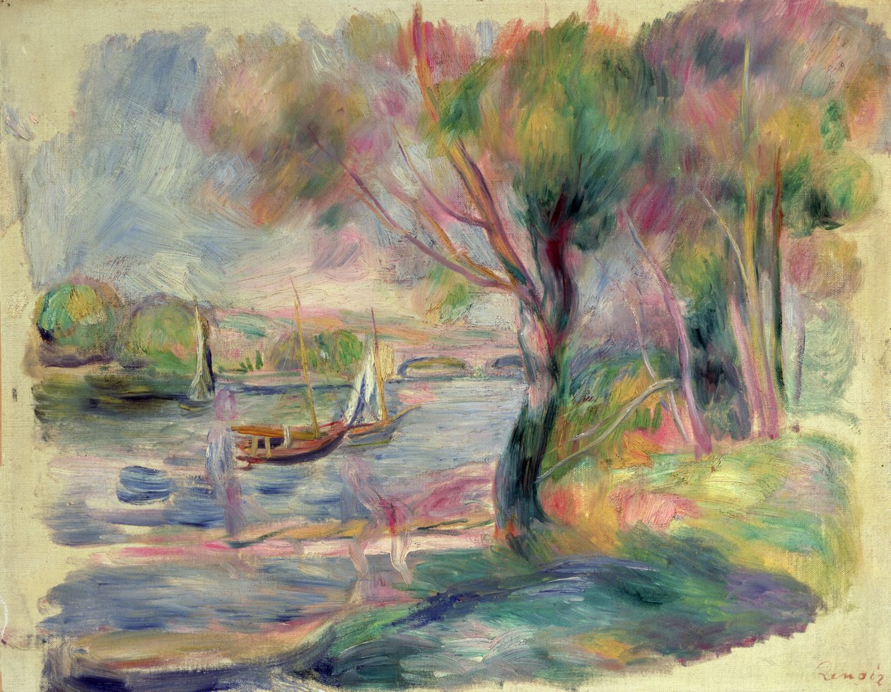 Sekwana w Argenteuil, 1892 autorstwa Pierre Auguste Renoir