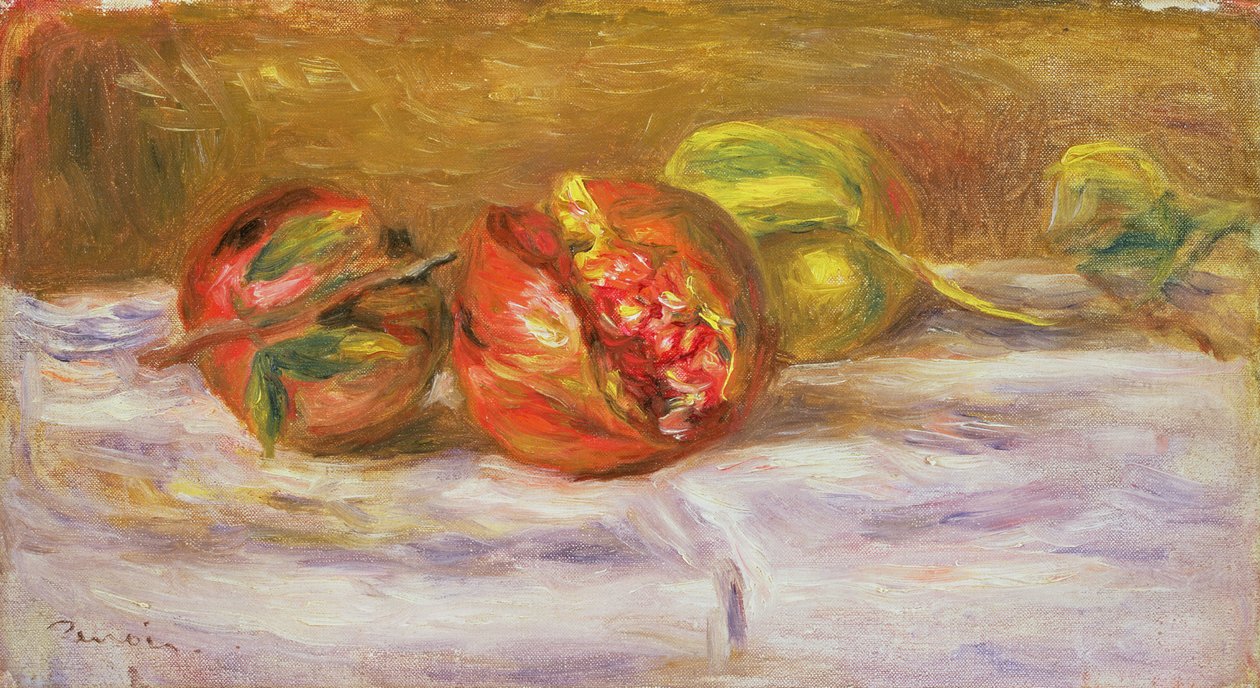 Dwa granaty, ok. 1910 autorstwa Pierre Auguste Renoir