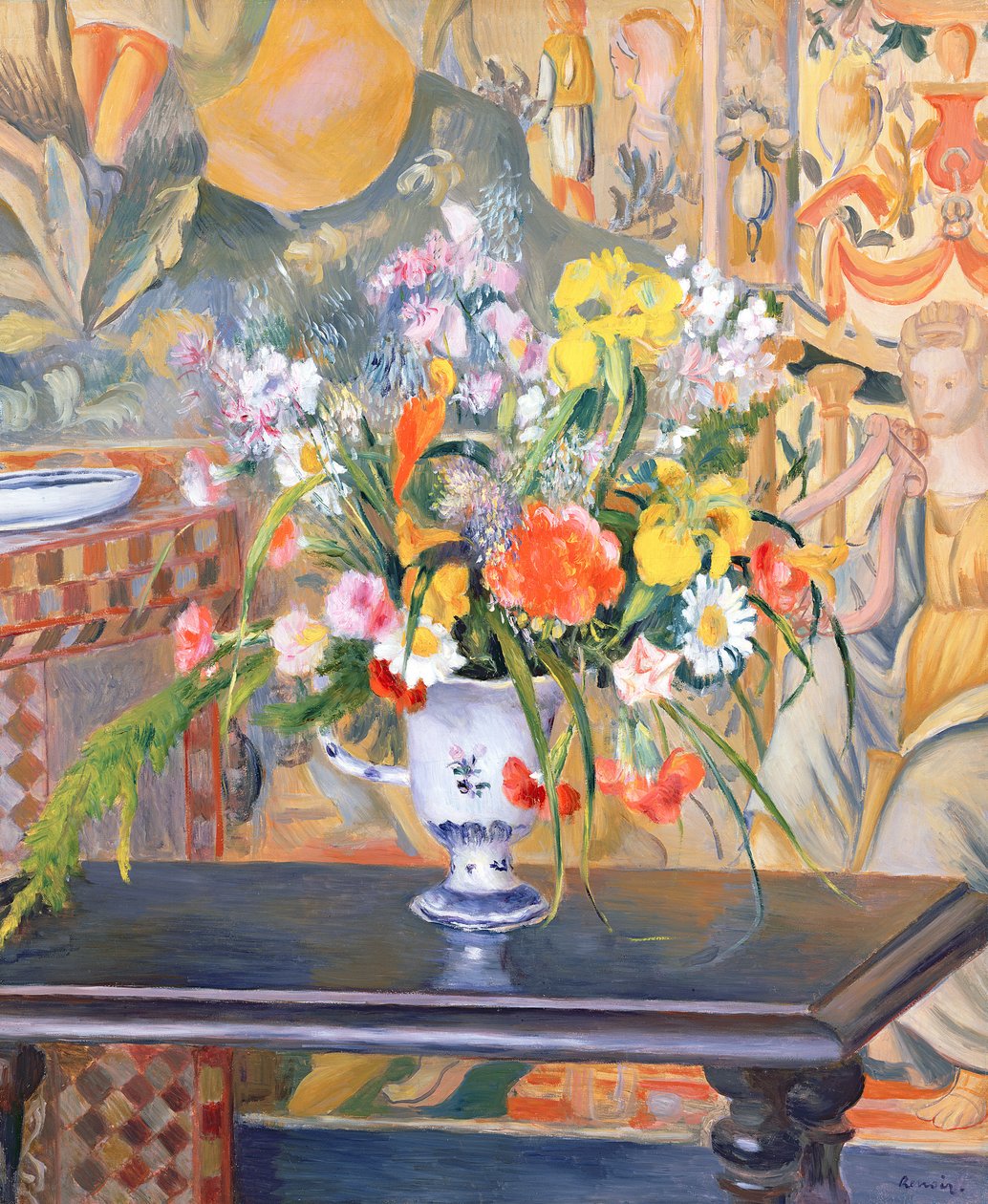Wazon z kwiatami, 1885 autorstwa Pierre Auguste Renoir
