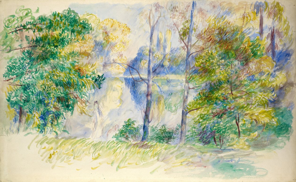 Widok na park autorstwa Pierre Auguste Renoir