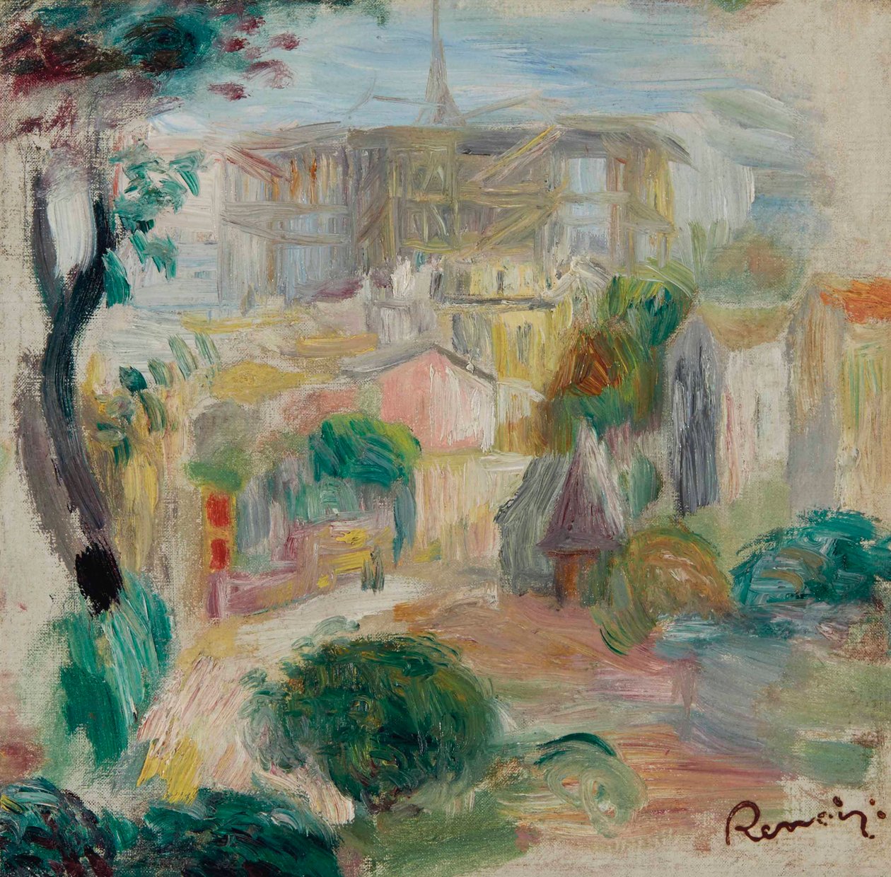Widok Najświętszego Serca autorstwa Pierre Auguste Renoir
