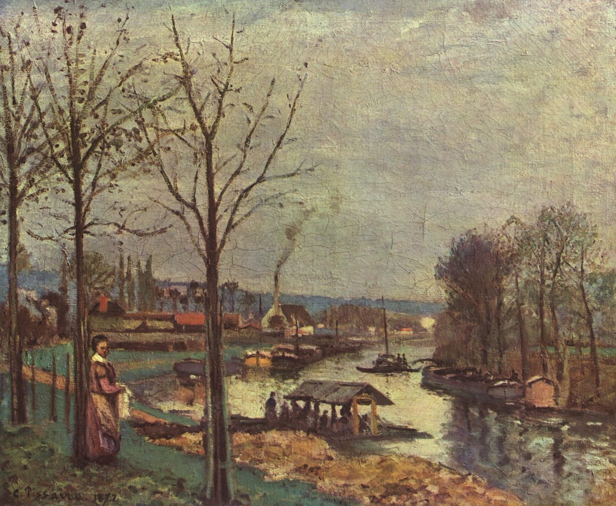 Strefa mycia Pontoise autorstwa Pierre-Auguste Renoir