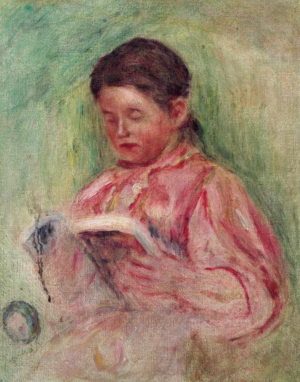 Kobieta czytająca autorstwa Pierre Auguste Renoir