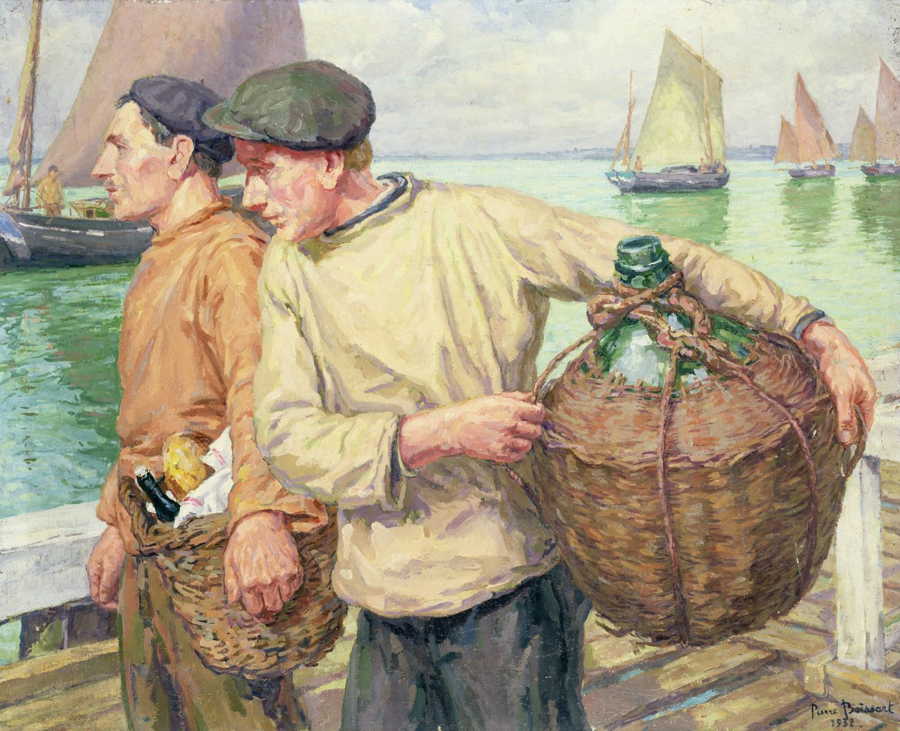 rybacy bretońscy, 1932 autorstwa Pierre Boissart