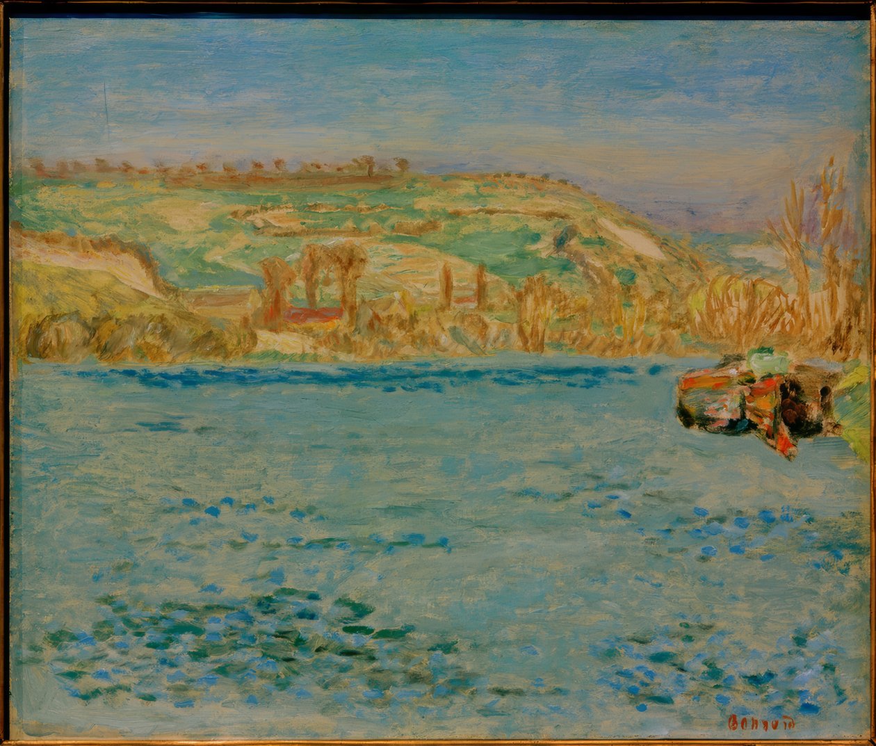 Sekwana w Vernonnet autorstwa Pierre Bonnard