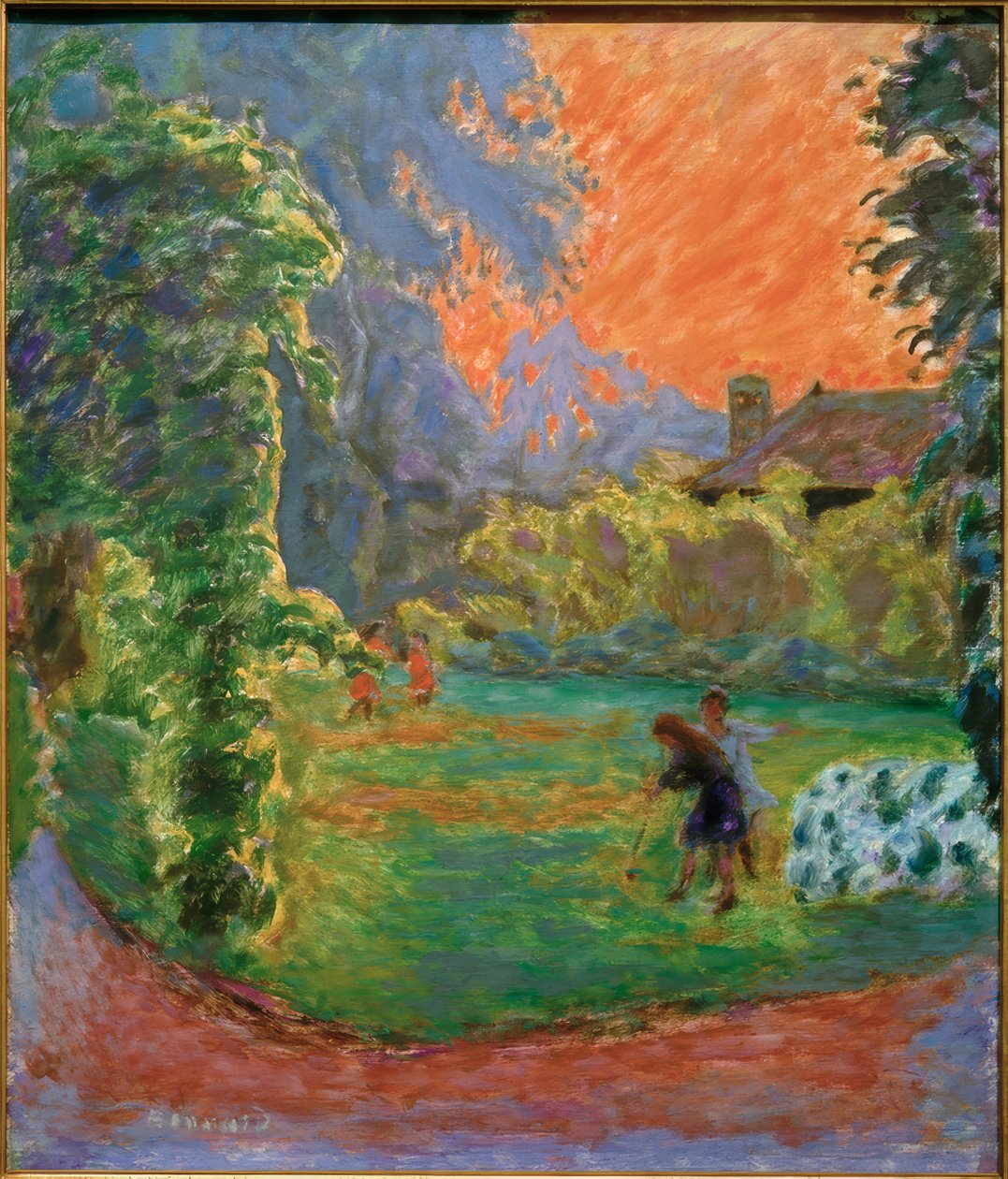 Zachód słońca autorstwa Pierre Bonnard