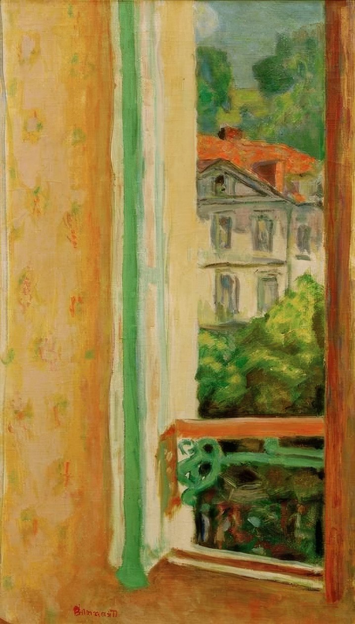 Otwórz okno w Uriage autorstwa Pierre Bonnard