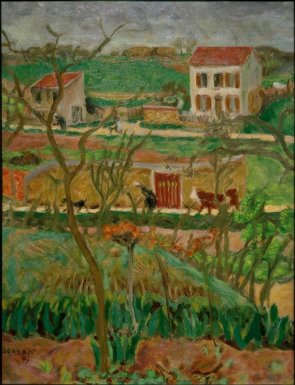 Deszczowy krajobraz (Vernouillet) autorstwa Pierre Bonnard