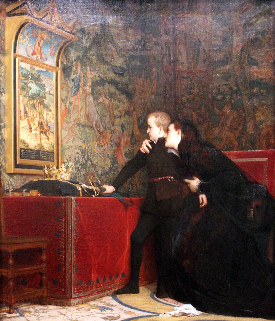 Przysięga Henri de Guise autorstwa Pierre Charles Comte