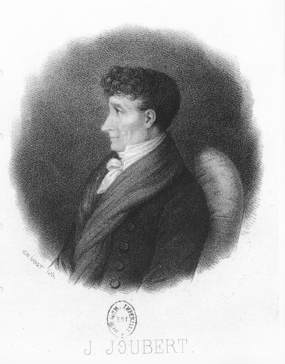 Józefa Jouberta autorstwa Pierre Charles Vogt