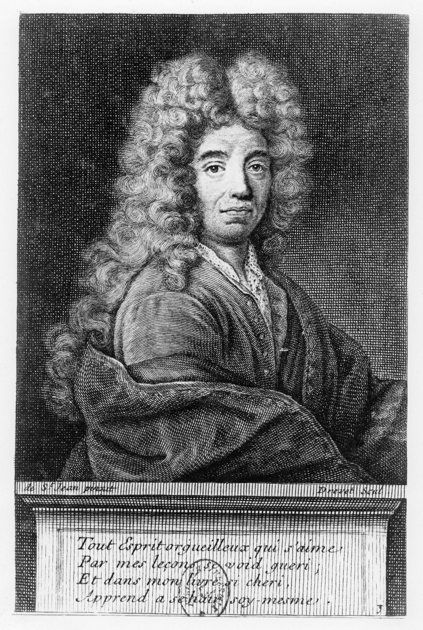 Jean de La Bruyère autorstwa Pierre Imbert Drevet