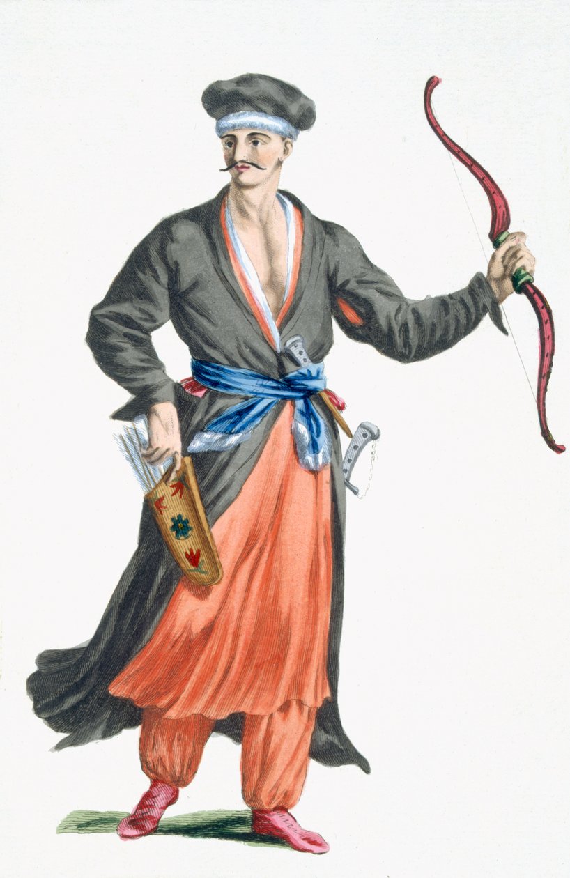 Szlachcic Circassian, 1780 autorstwa Pierre Duflos