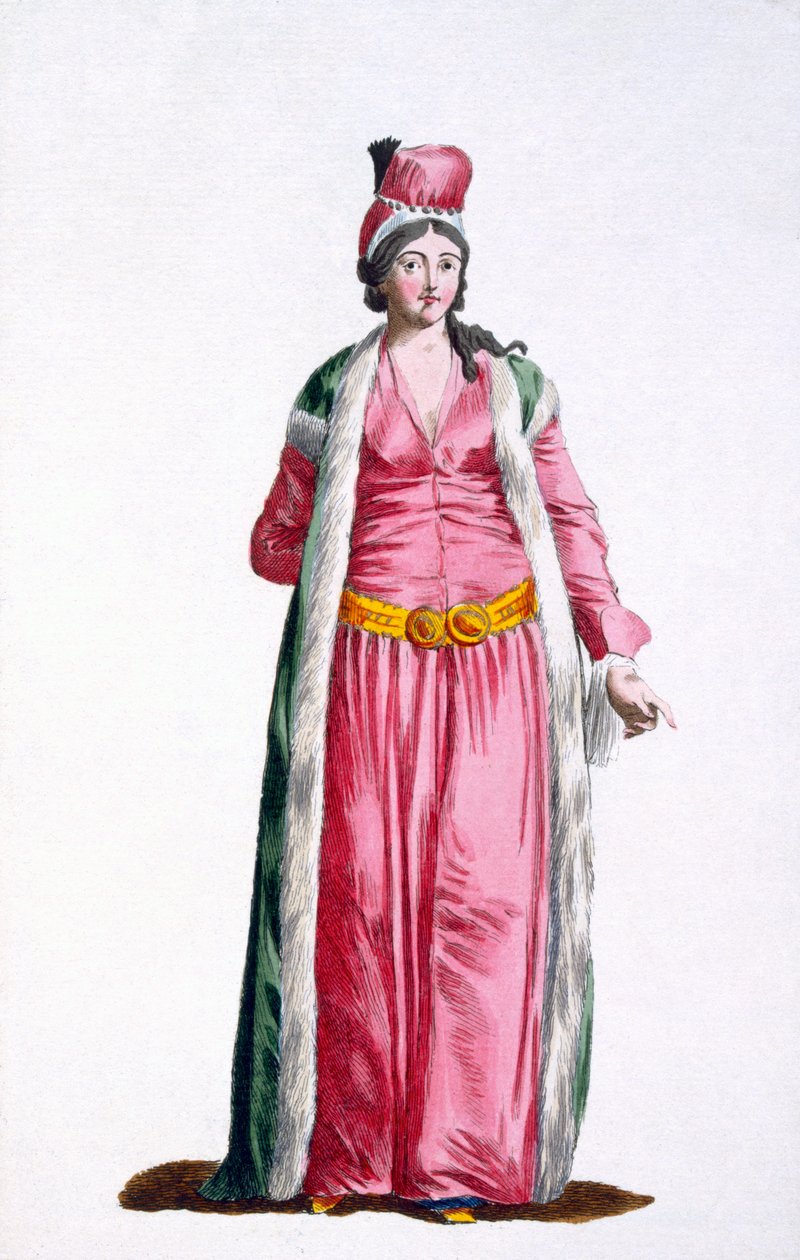 Szlachcianka ze Smyrny w Turcji, 1780 autorstwa Pierre Duflos