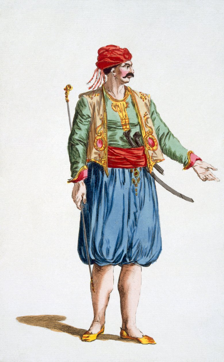 Żołnierz Floty Tureckiej, 1780 autorstwa Pierre Duflos