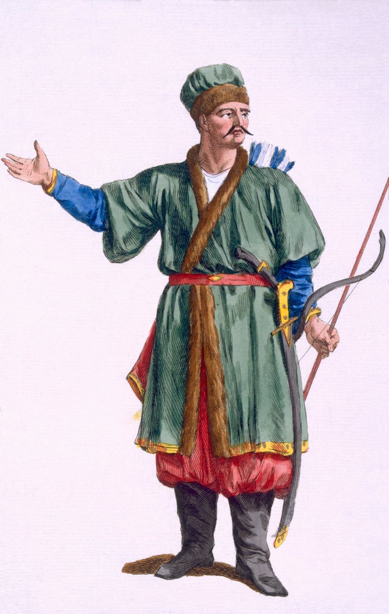 Tatar z Krymu, 1780 autorstwa Pierre Duflos
