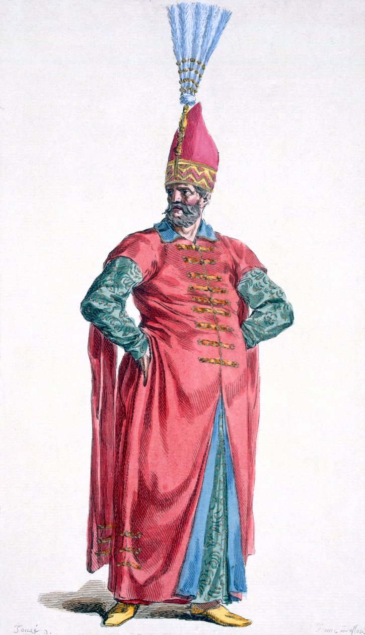 Boluch-Bassi, oficer janczarów, 1780 autorstwa Pierre Duflos