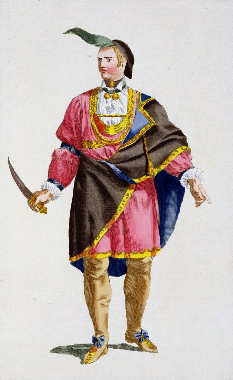 Cunne Shote, wódz Czirokezów, 1780 autorstwa Pierre Duflos