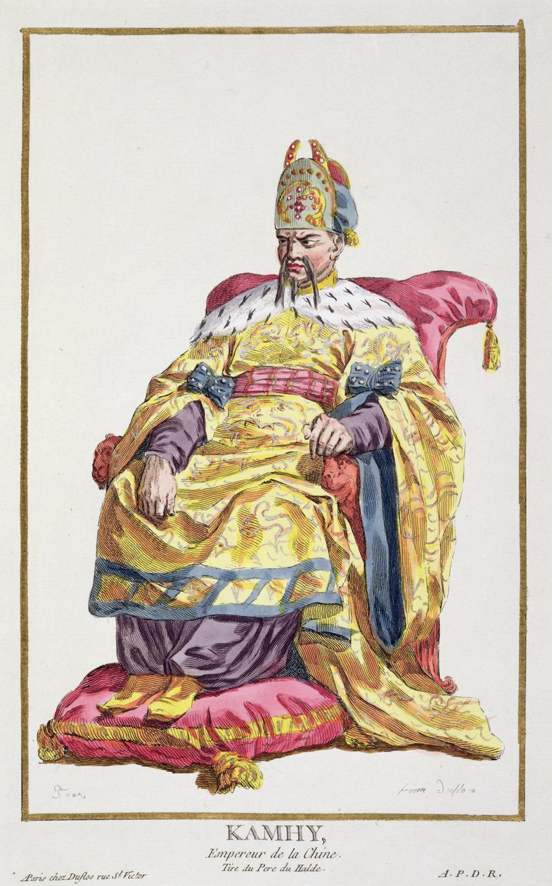 Kang Tsi (1662-1722) Manchu Cesarz Chin z 