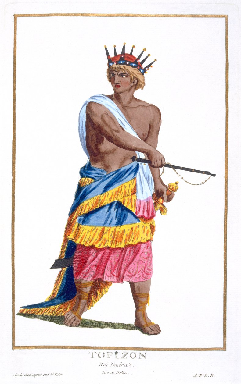 Król Tofizon z Dadry, 1780 autorstwa Pierre Duflos
