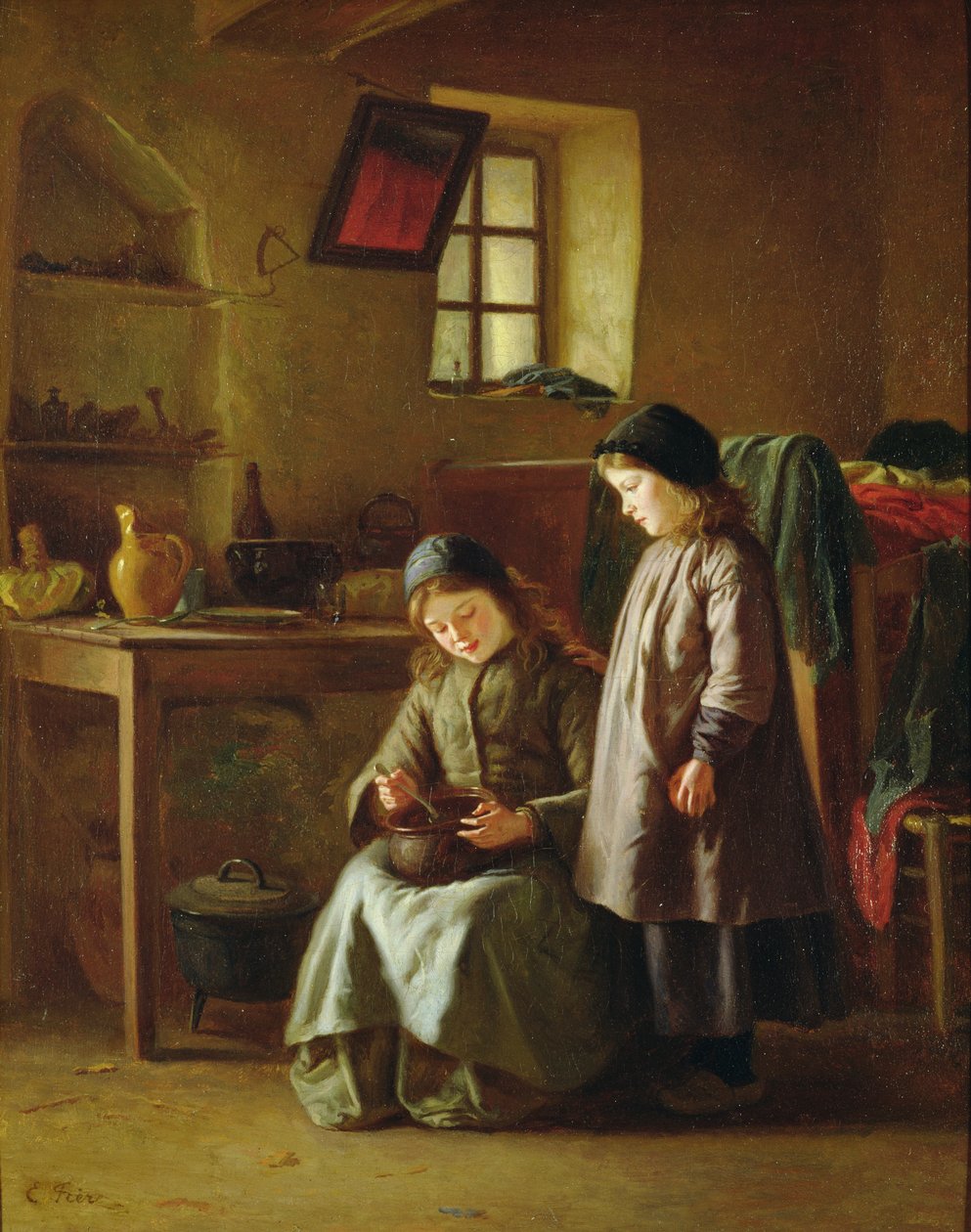 Siostry autorstwa Pierre Edouard Frere