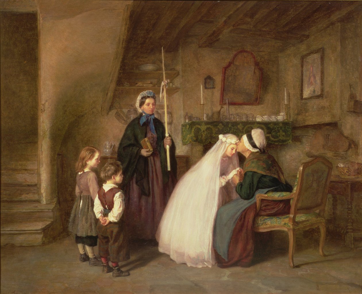 Pierwsza komunia autorstwa Pierre Edouard Frere
