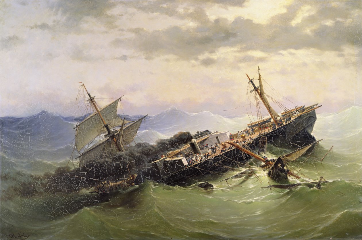 Krajobraz morski autorstwa Pierre Emile Berthelemy