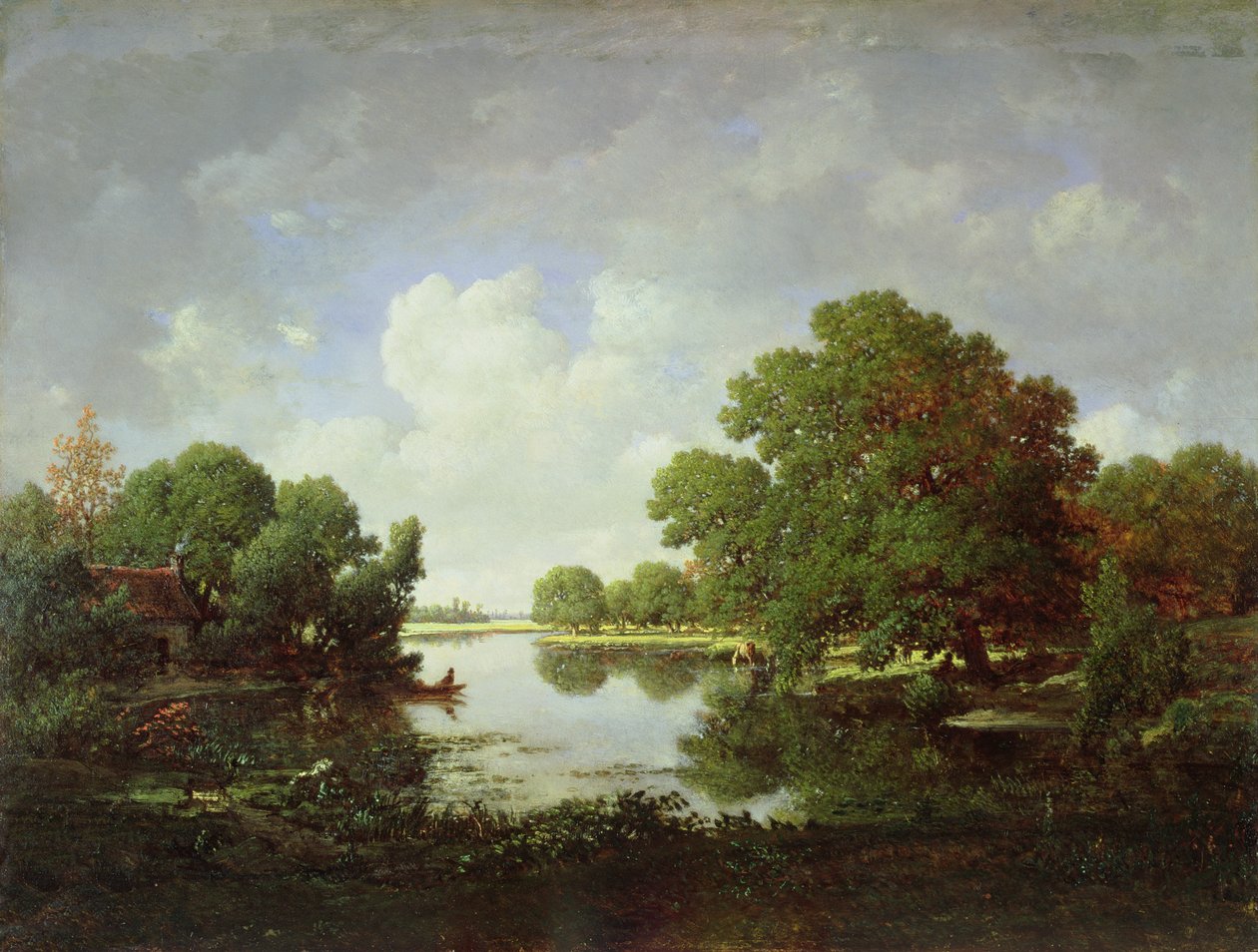 Wczesne letnie popołudnie, 1857 autorstwa Pierre Etienne Theodore Rousseau