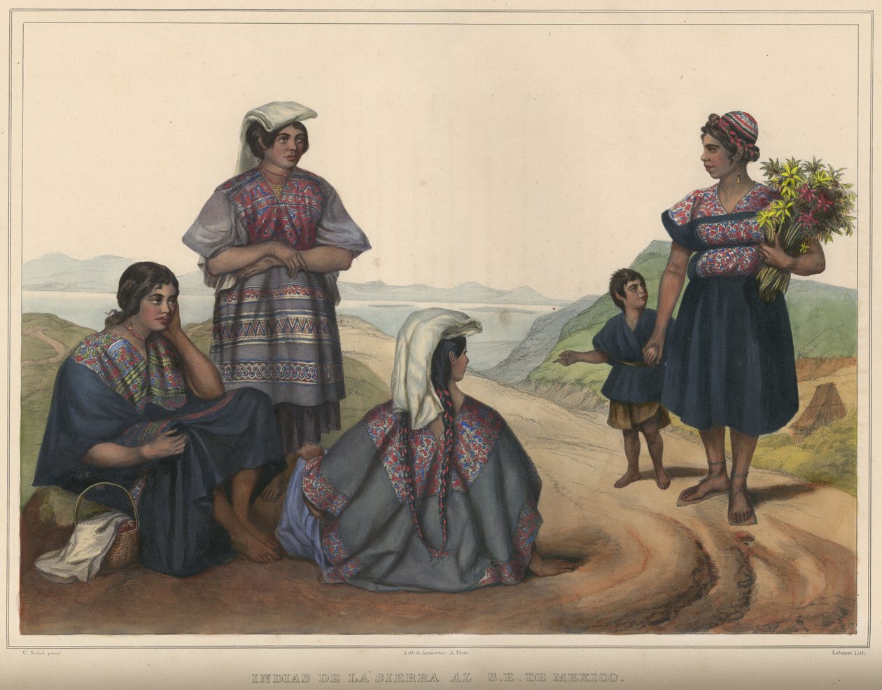 Indies de la Sierra do S.E. Meksyku autorstwa Pierre Frédéric Lehnert
