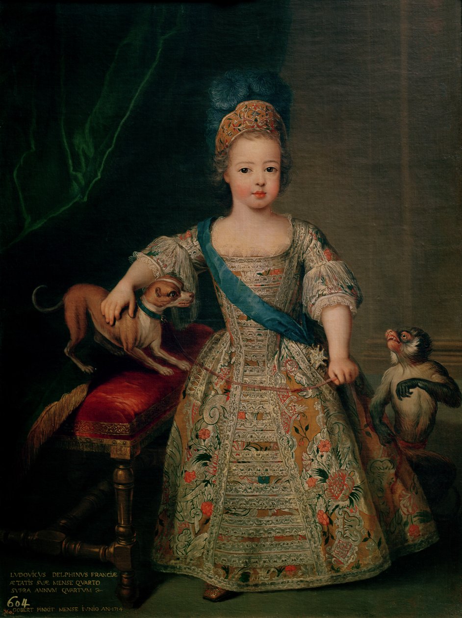 Ludwik XV (1710-1774) jako dziecko, 1714 autorstwa Pierre Gobert