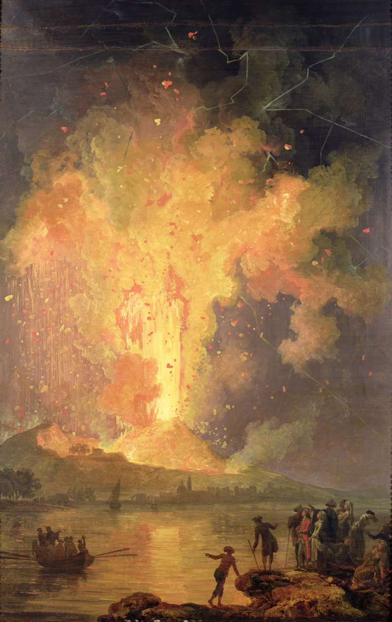 Erupcja Wezuwiusza w latach 1779, 1779-1802 autorstwa Pierre Jacques Volaire