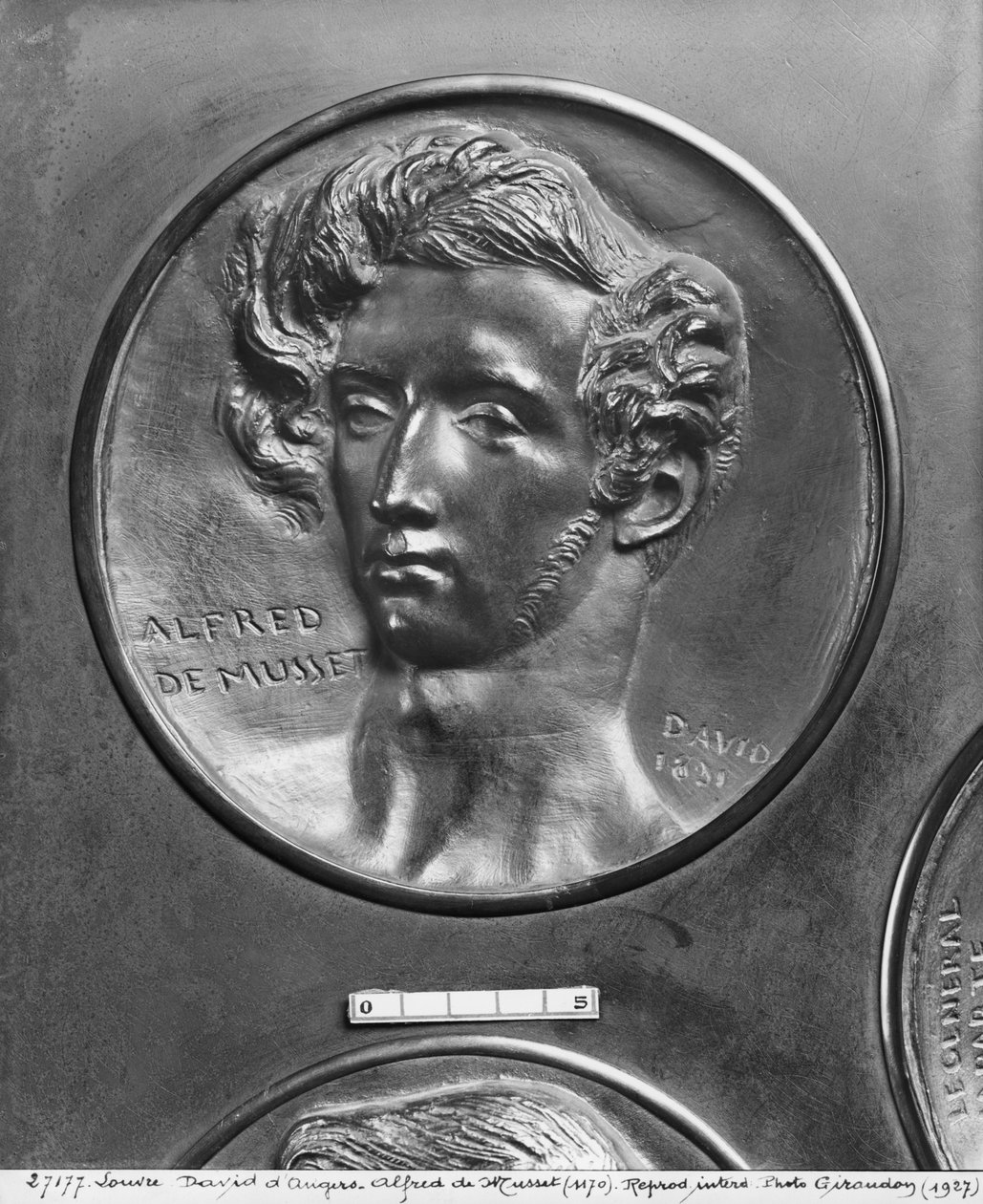 Alfred de Musset, 1831 (brąz) autorstwa Pierre Jean David d
