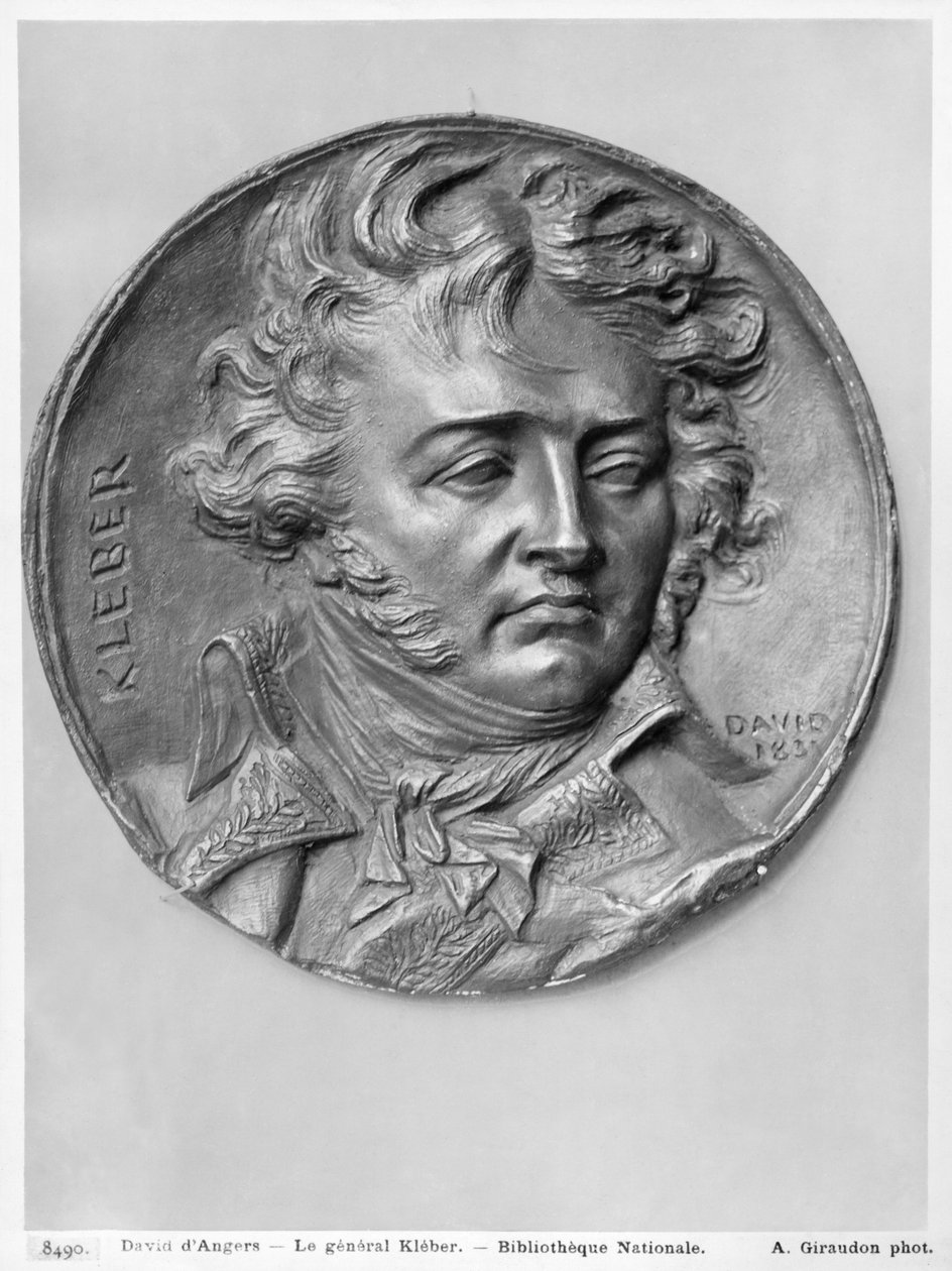 Generał Jean Baptiste Kleber, 1831 (brąz) autorstwa Pierre Jean David d