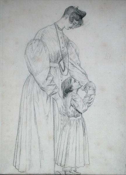 Madame de Gisors i jej córka, 1827 autorstwa Pierre Jean David dAngers