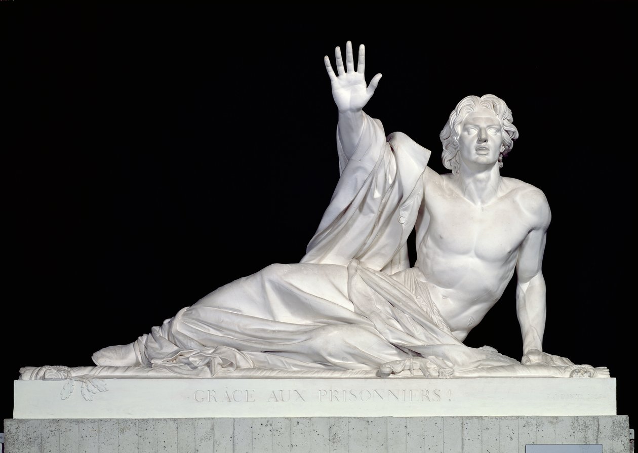 Pomnik pamięci Karola-Artusa de Bonchamps (1759-93) 1825 (tynk) autorstwa Pierre Jean David d