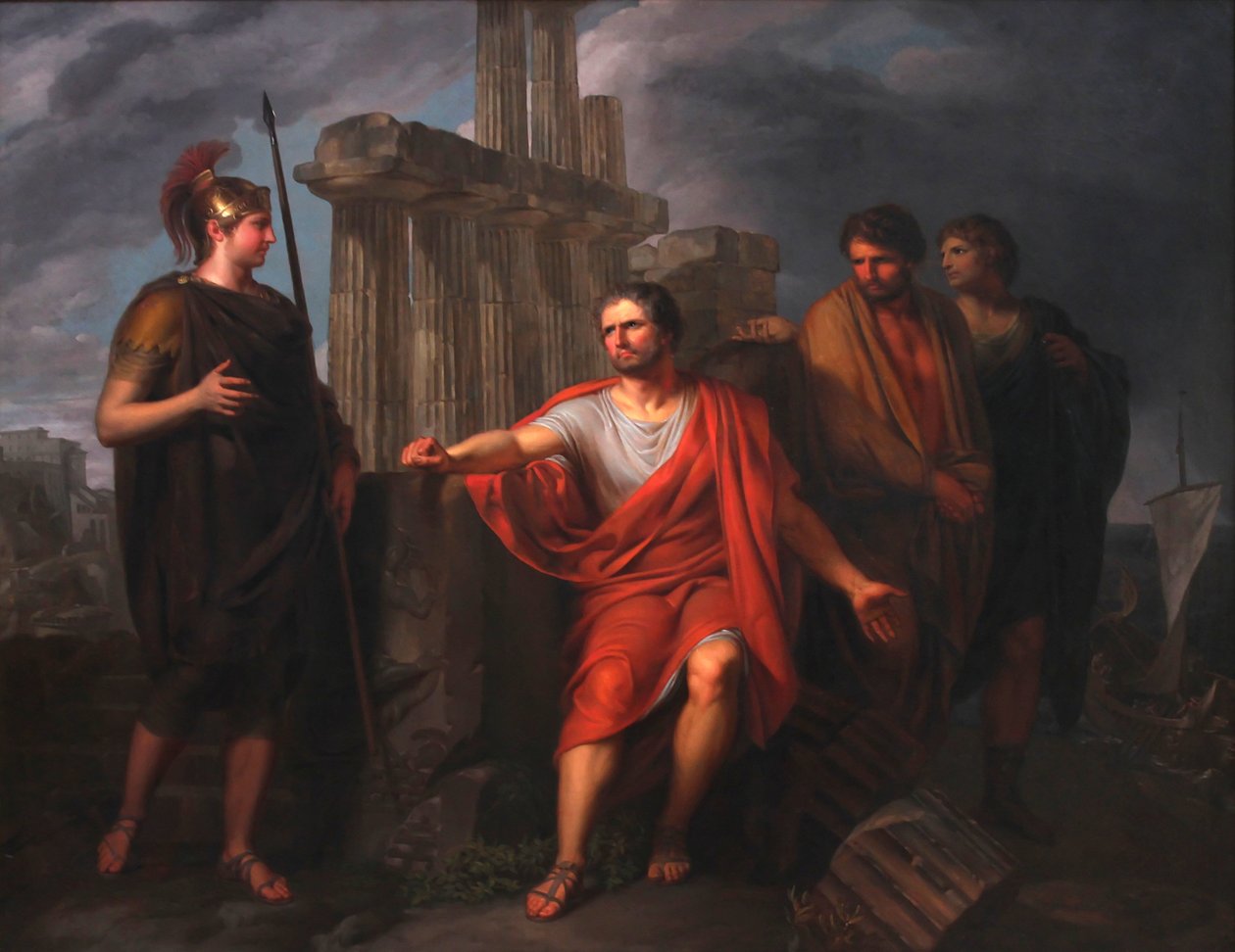 Marius siedzący na ruinach Kartaginy autorstwa Pierre Joseph François