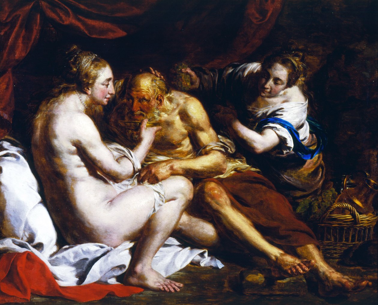 Lot i jego córki, 1770 autorstwa Pierre Joseph Verhaghen