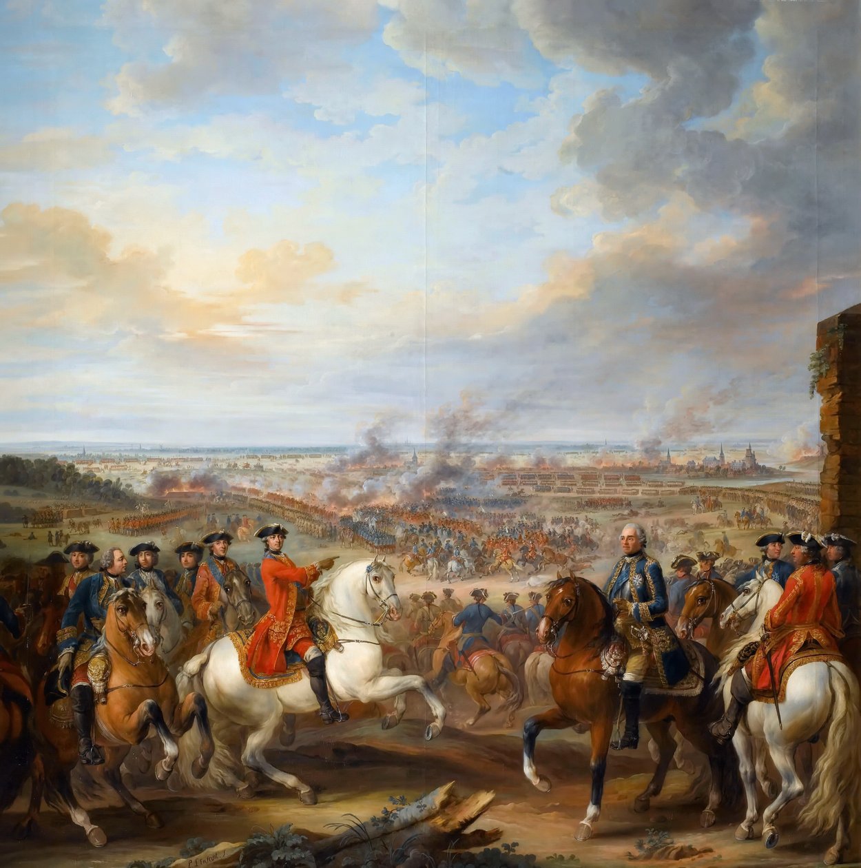 Bitwa pod Fontenoy, 11 maja 1745 r. autorstwa Pierre Lenfant