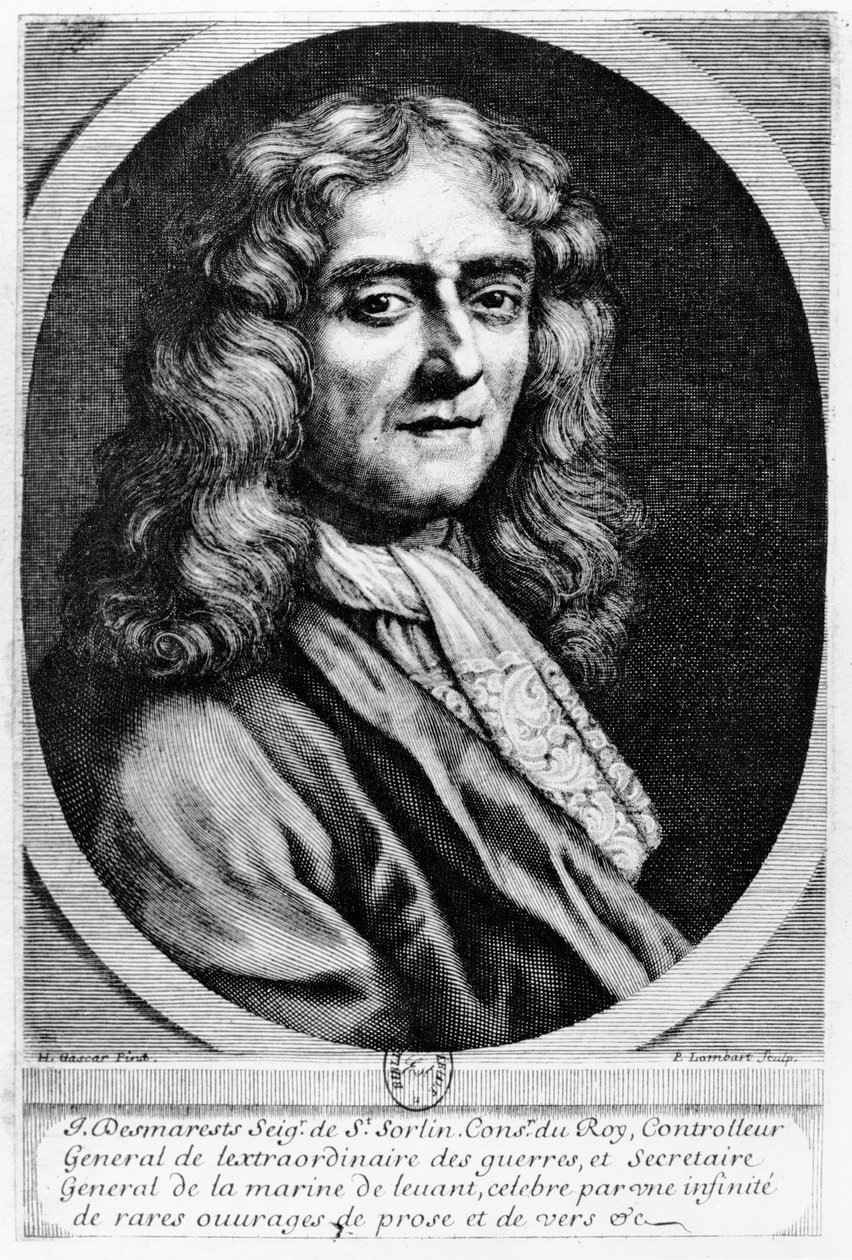 Jean Desmarets z Saint-Sorlin autorstwa Pierre Lombard or Lombart
