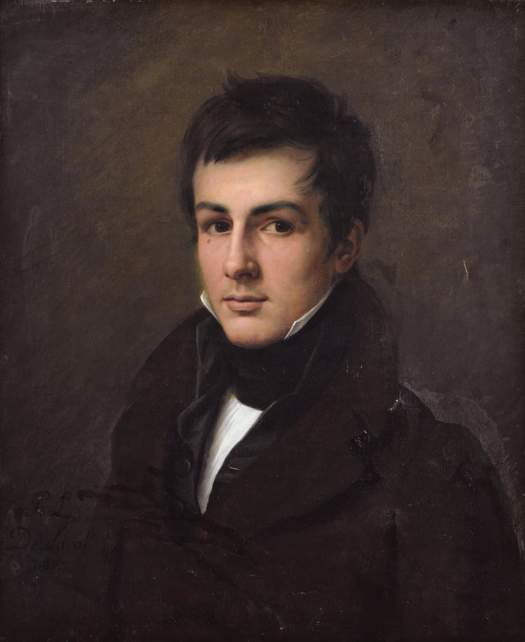 Portret Édouarda Bertin autorstwa Pierre Louis Delaval