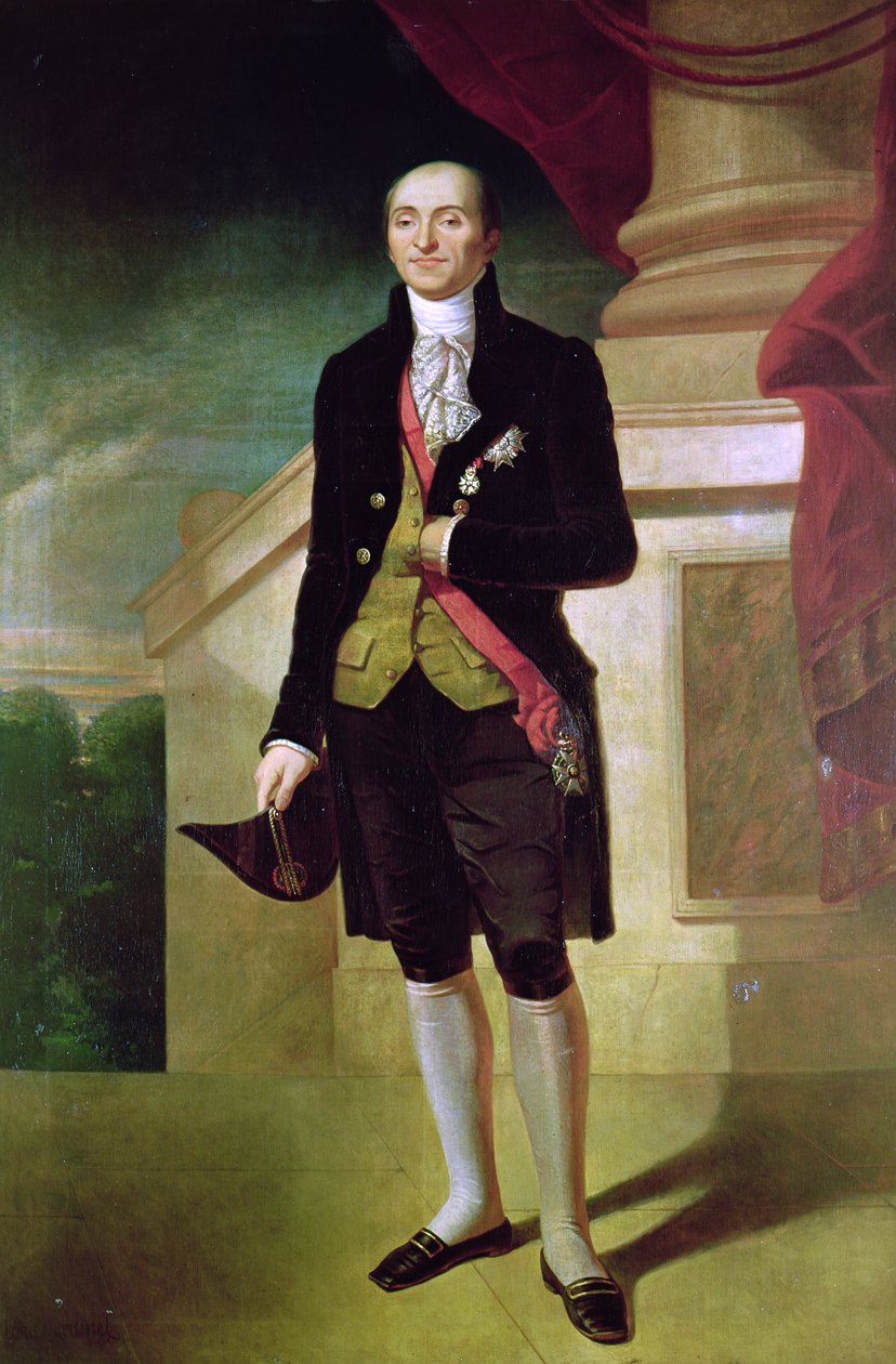 Bernard Germain Etienne de Laville (1756-1825) hrabia Lacepede autorstwa Pierre Martinet