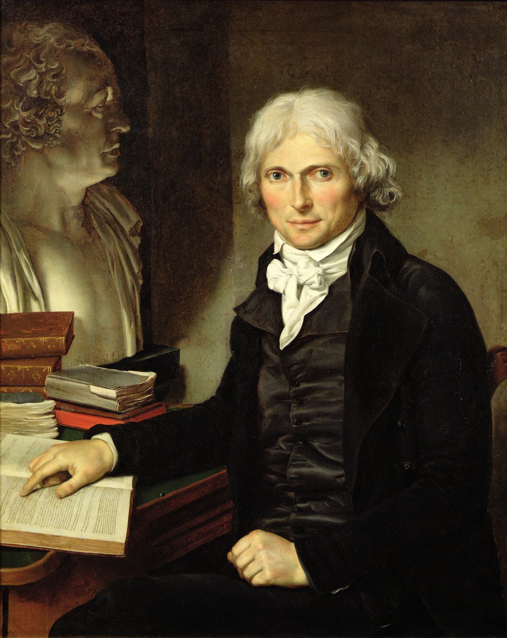 Portret Francois Xavier Bichat (1771-1802) autorstwa Pierre Maximilien Delafontaine