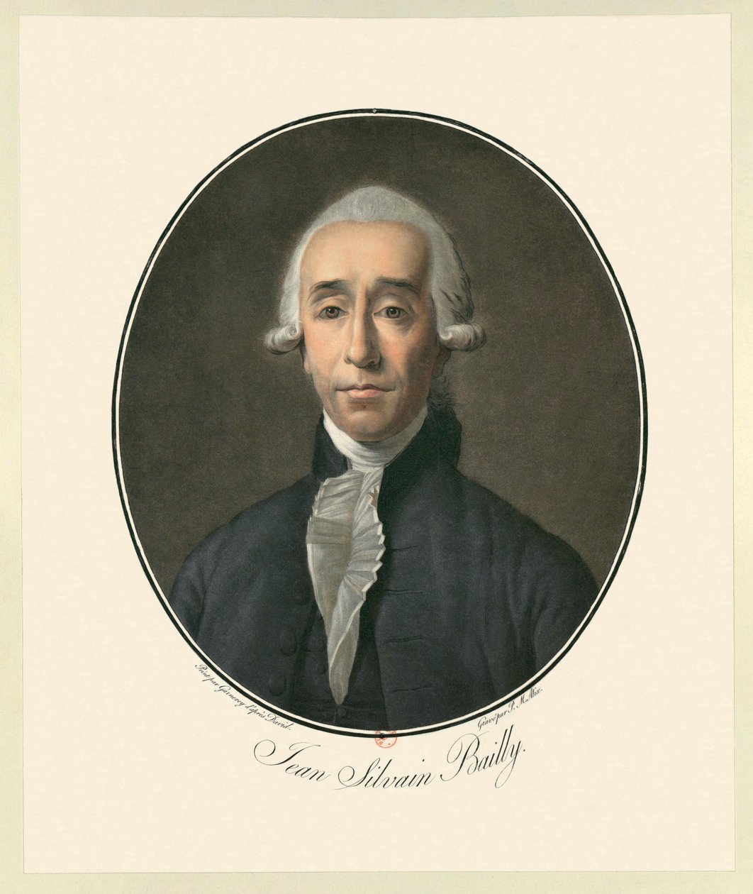 Jean Sylvain Bailly (1736-1793) Francuski astronom, matematyk, mason i przywódca polityczny na początku Rewolucji Francuskiej. autorstwa Pierre Michel Alix