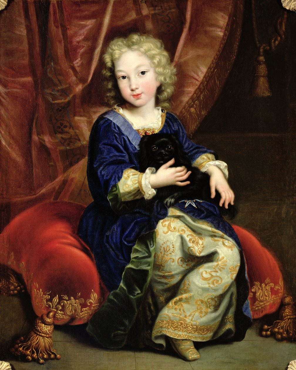 Portret Filipa de France (1683-1746) przyszłego króla Hiszpanii Filipa V, 1686 autorstwa Pierre Mignard